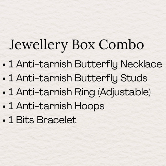 Anti-tarnish Jewellery Gift Box (5 items + Free Organiser)