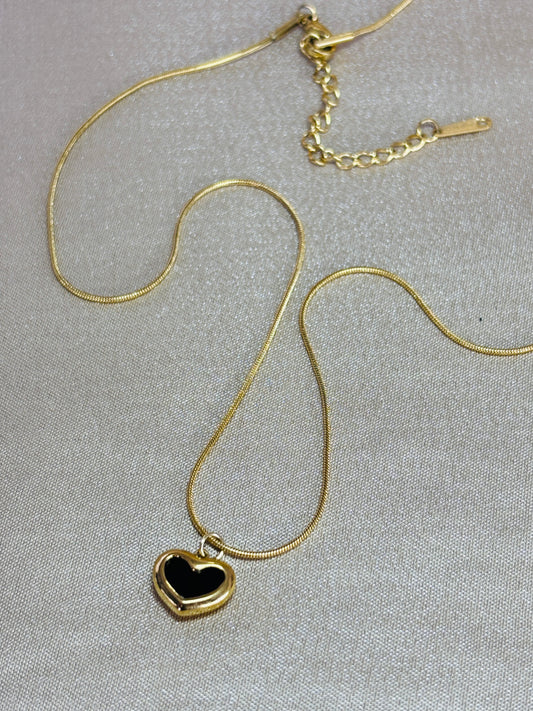 Noir Heart Necklace