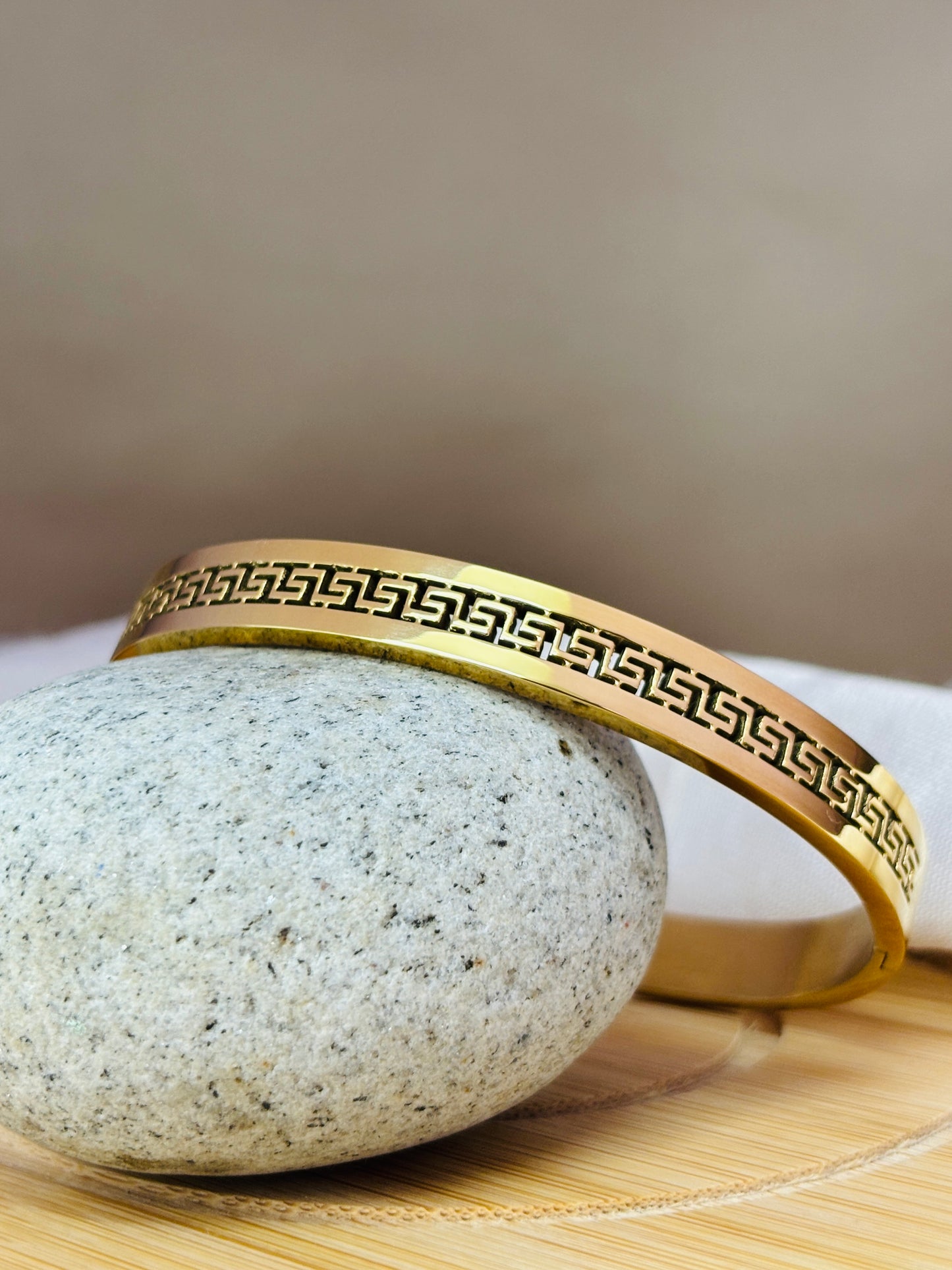 Bold Greek Pattern Bracelet