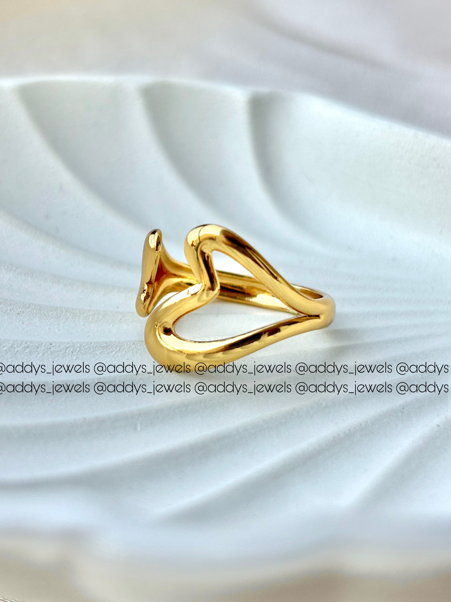 Open Heart Ring (ADJUSTABLE)