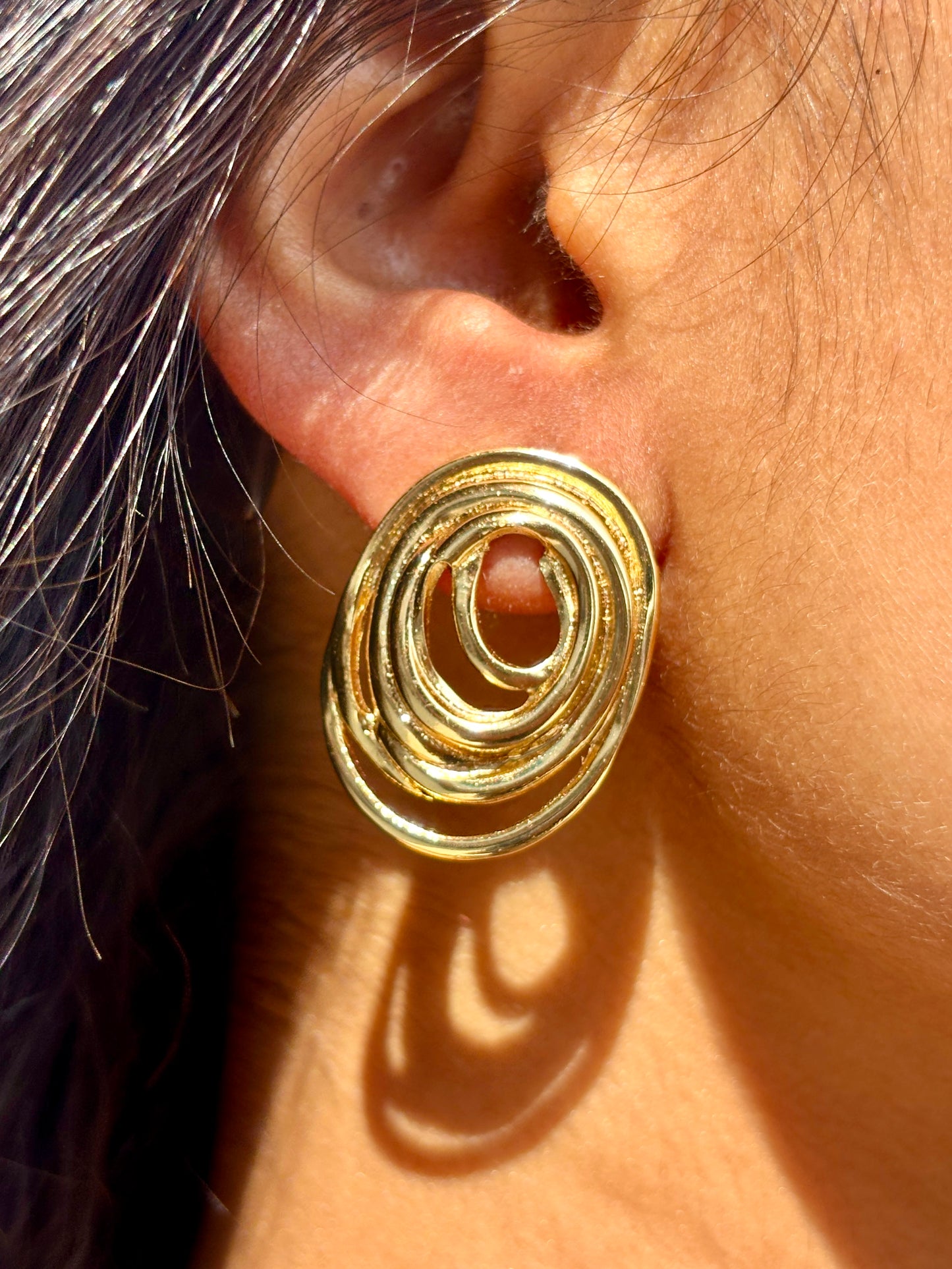 Golden Orbit Earrings