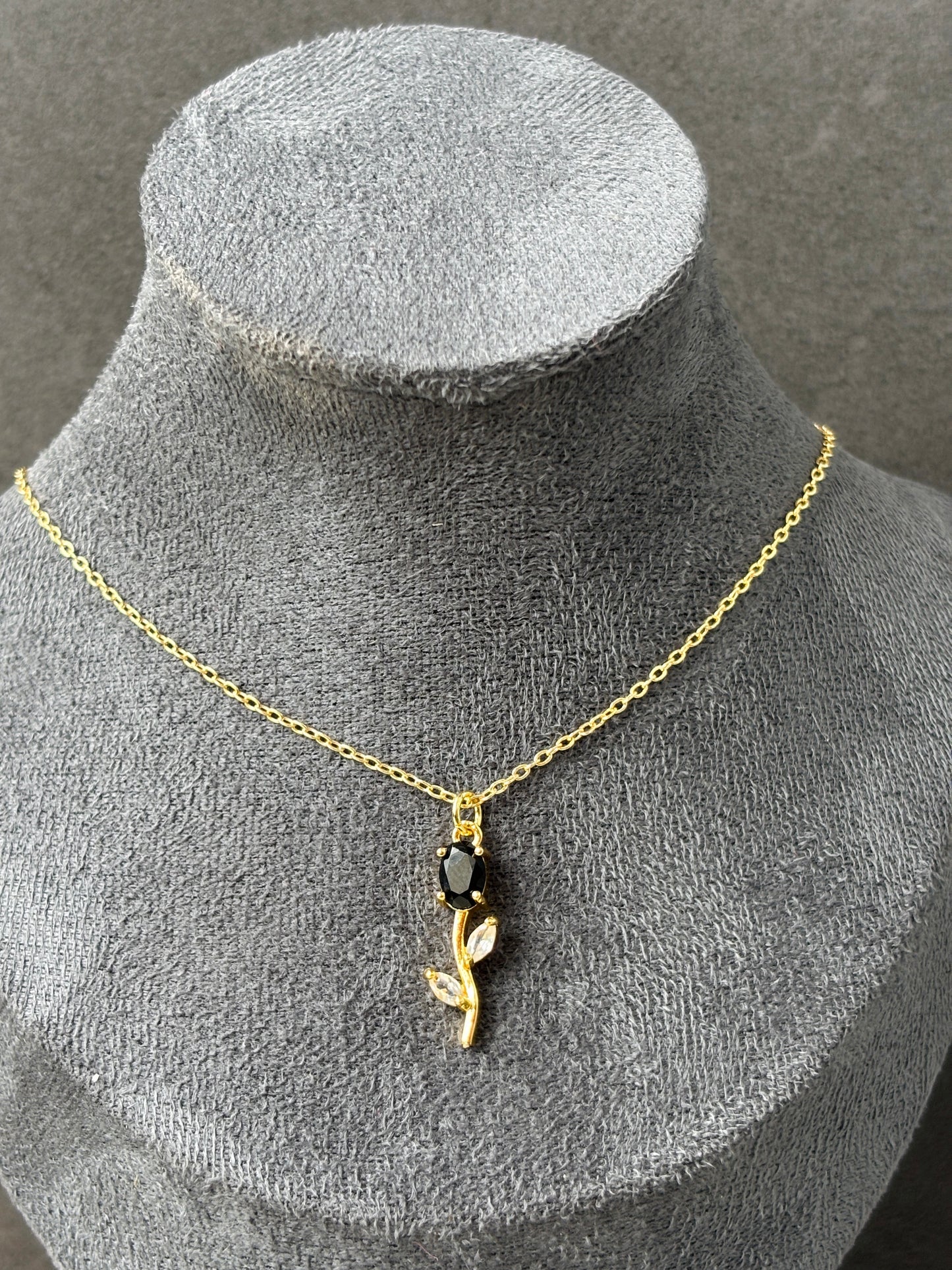 Midnight Tulip Pendant 🌷✨