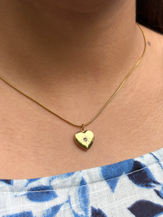 Diamond Heart Pendant
