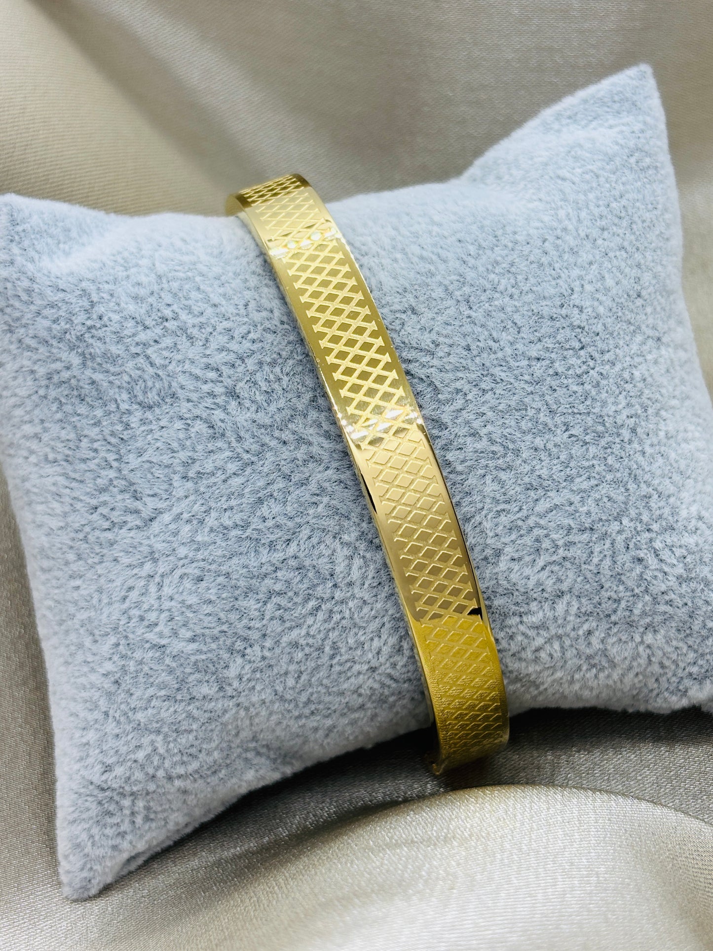 Golden Grid Bracelet