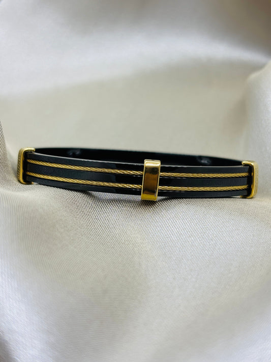 Ebony Twist Elegance Bracelet