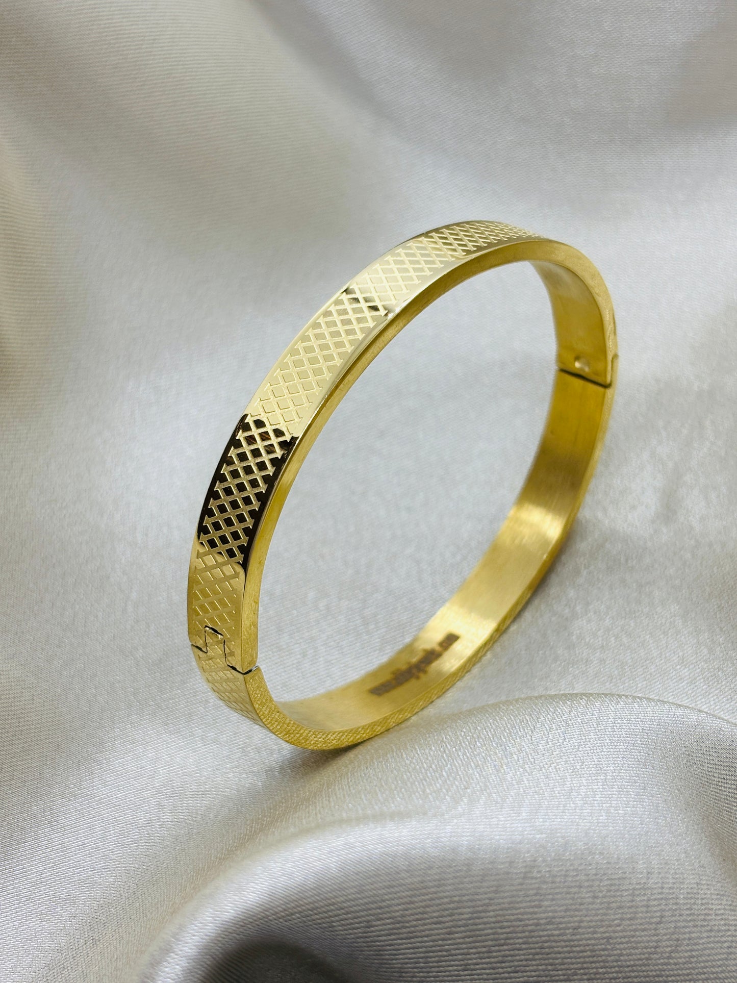 Golden Grid Bracelet
