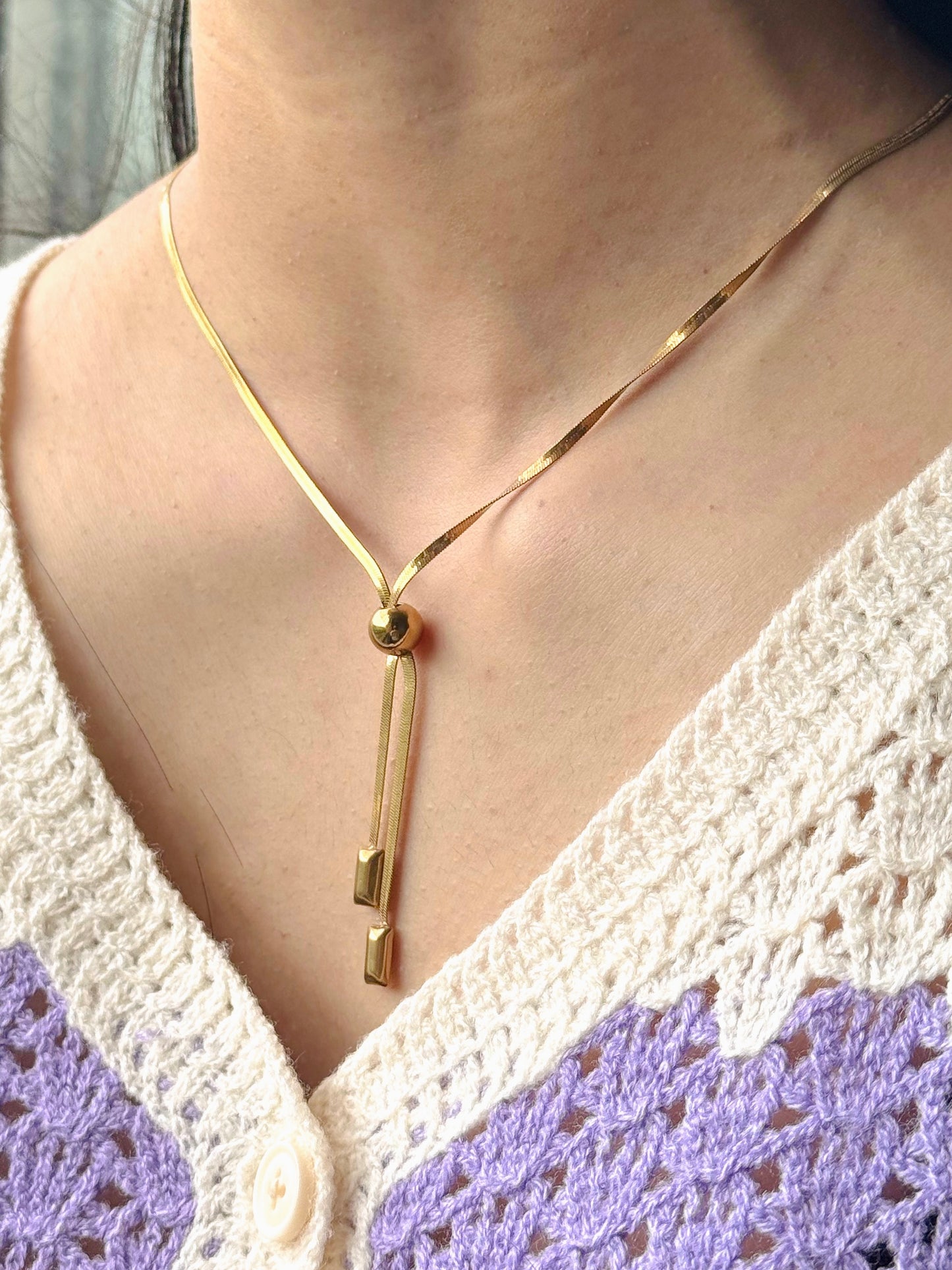 Golden Glide Necklace