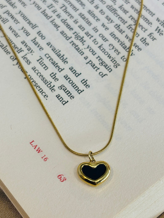 Noir Heart Necklace