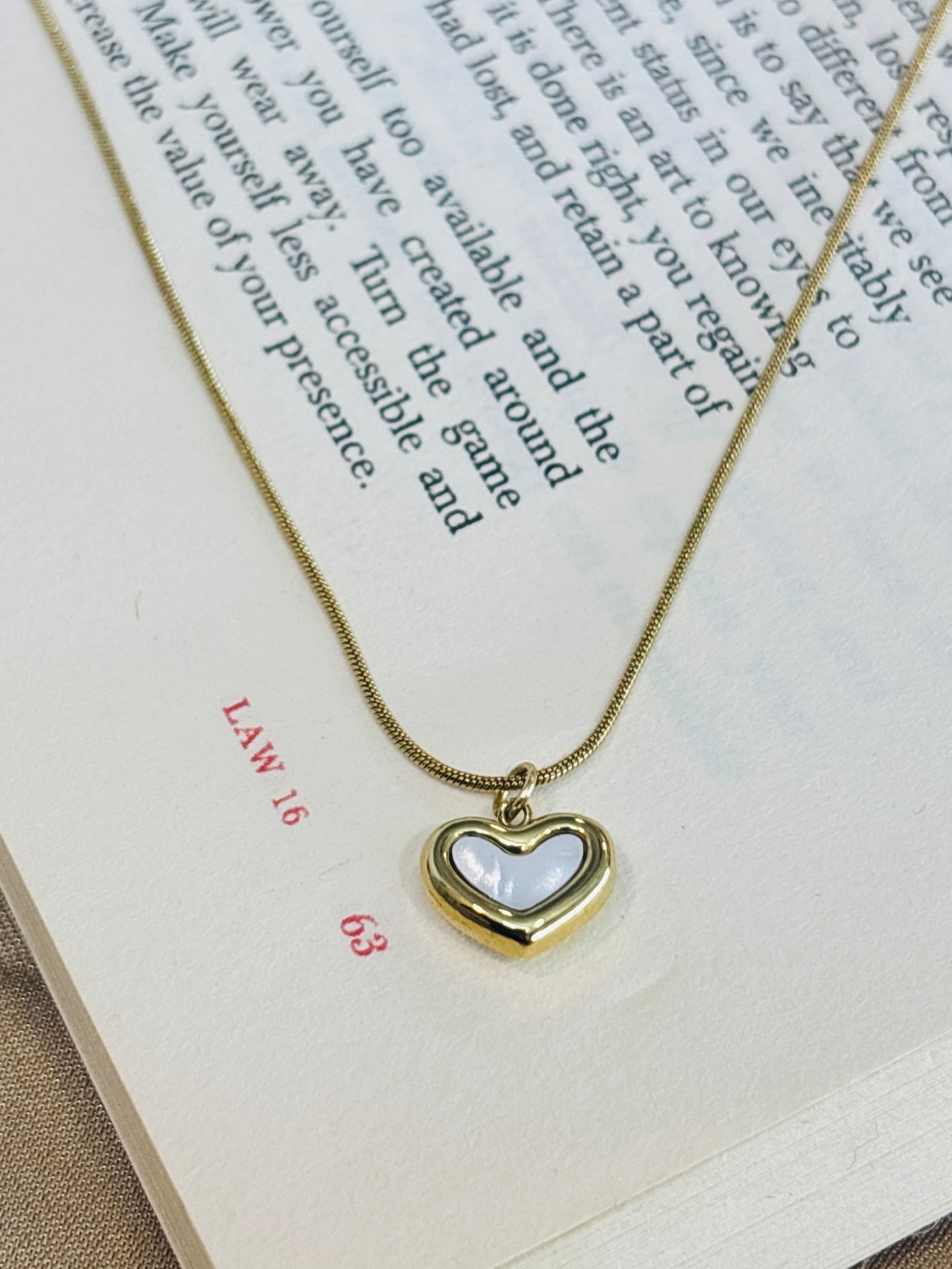 Luxe Heart Pendant Necklace