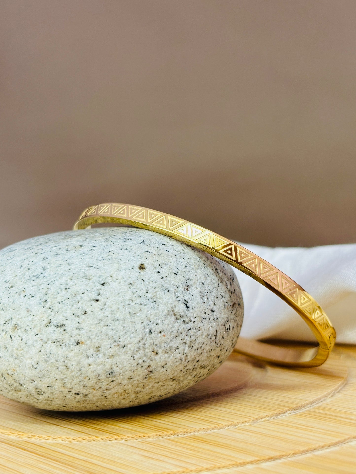 GeoGlint Triangle Bracelet